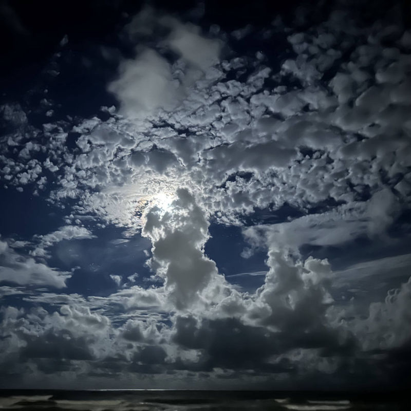 cloud, sky, moon